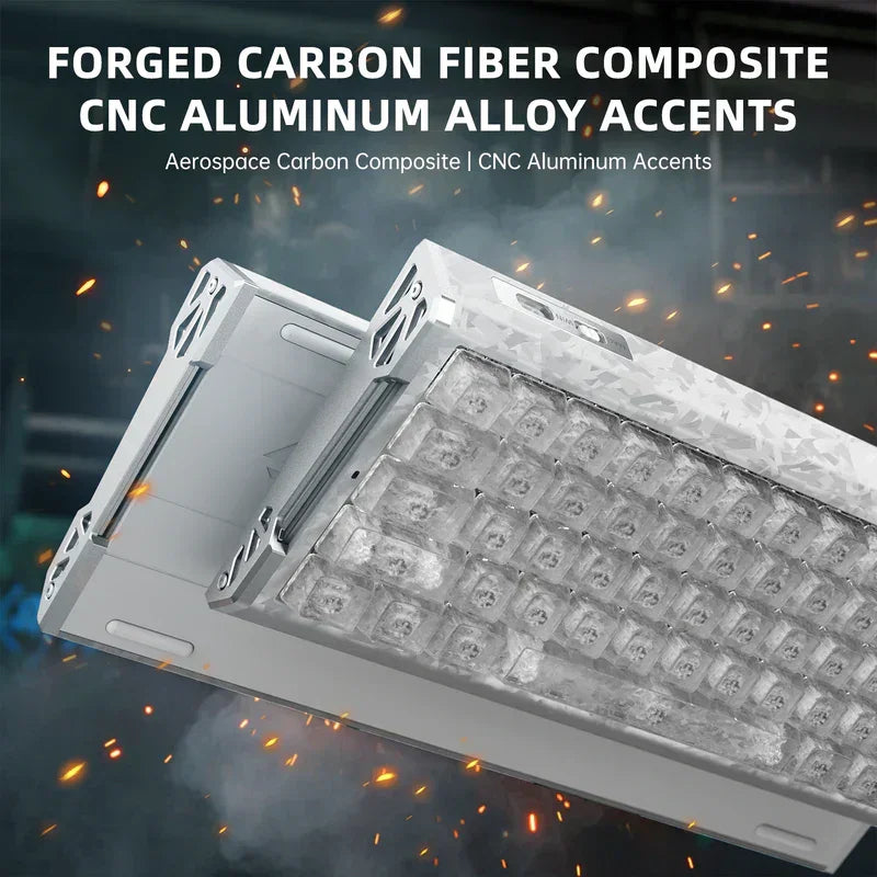 Attack shark r68he 60% wired rapid trigger 8k mechanical rgb gaming keyboard