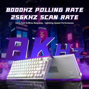 Attack shark r85he wired 75% hall effect rapid trigger mechanical rgb gaming