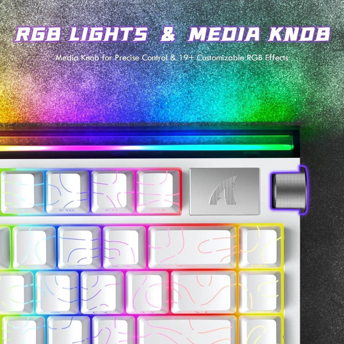 Attack shark r85he wired 75% hall effect rapid trigger mechanical rgb gaming