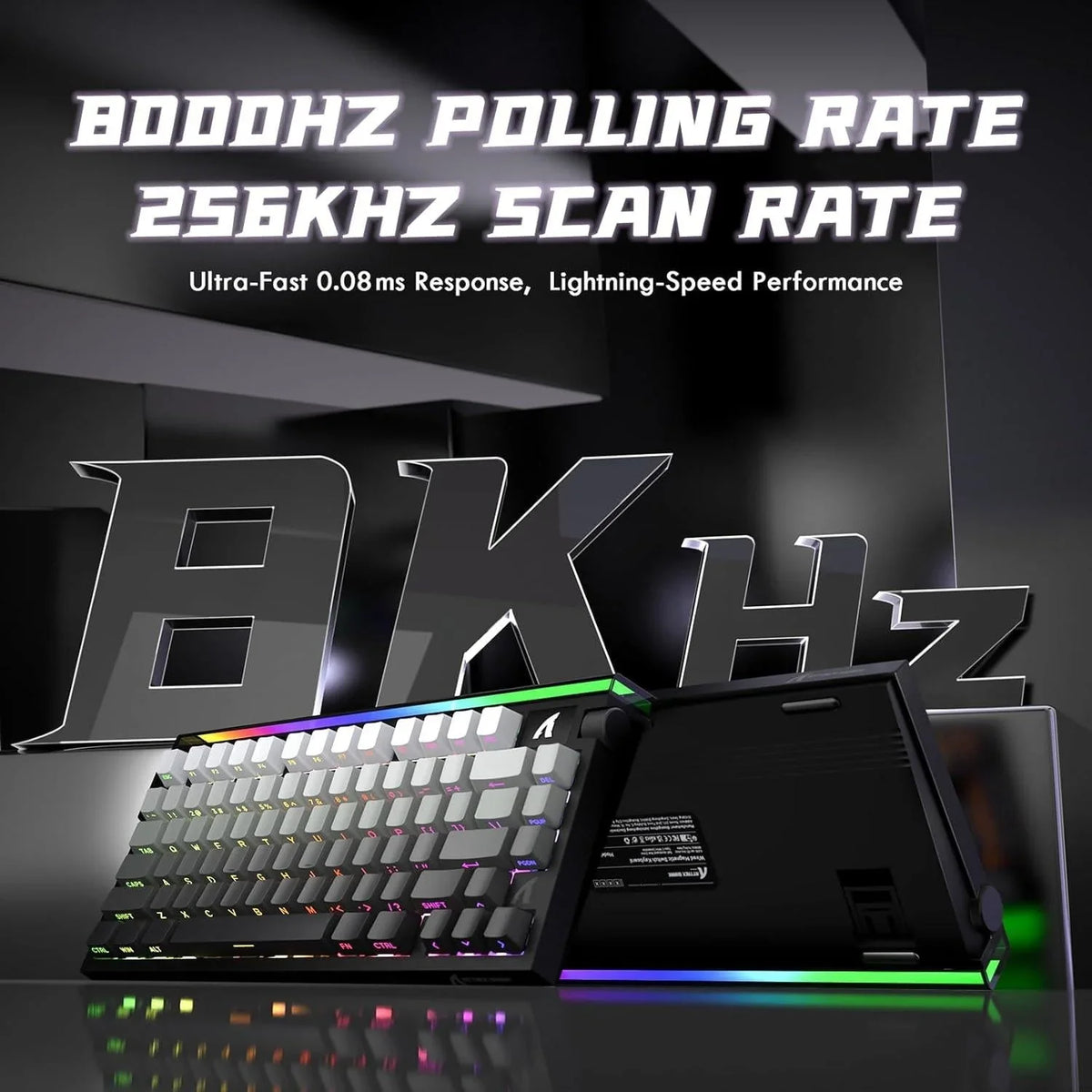 Attack shark r85he wired 75% hall effect rapid trigger mechanical rgb gaming