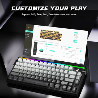 Attack shark r85he wired 75% hall effect rapid trigger mechanical rgb gaming