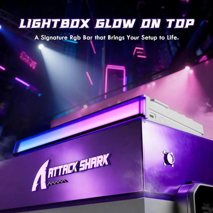 Attack shark r85he wired 75% hall effect rapid trigger mechanical rgb gaming