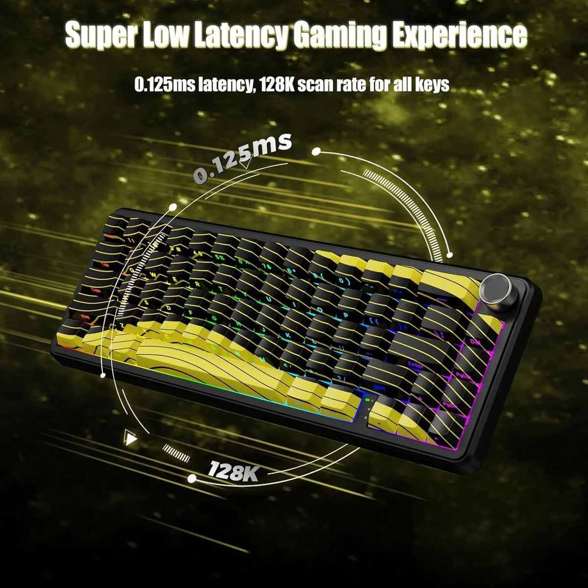 Attack shark x65pro he rapid trigger magnetic mechanical keyboard,60% hot
