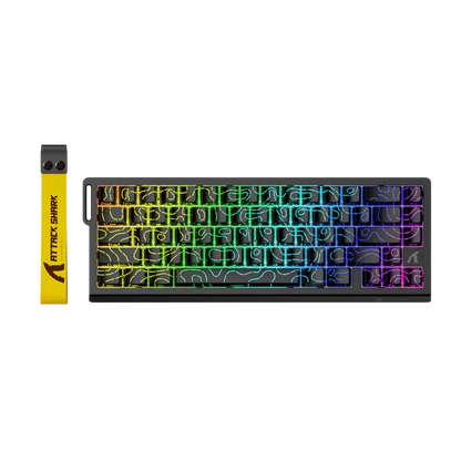 Attack shark x68 he rapid trigger mechanical gaming keyboard 60% wired tkl