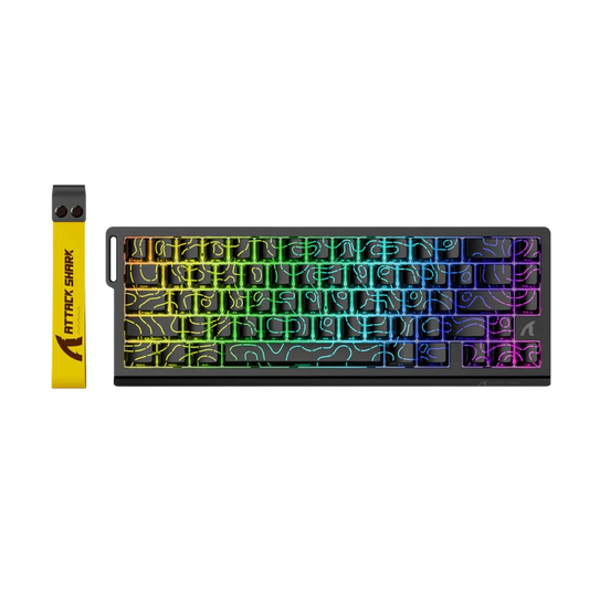 Attack shark x68 he rapid trigger mechanical gaming keyboard 60% wired tkl