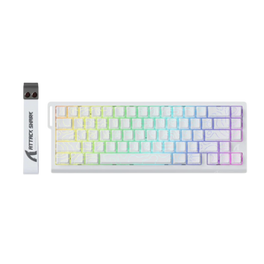 Attack shark x68 he rapid trigger mechanical gaming keyboard 60% wired tkl