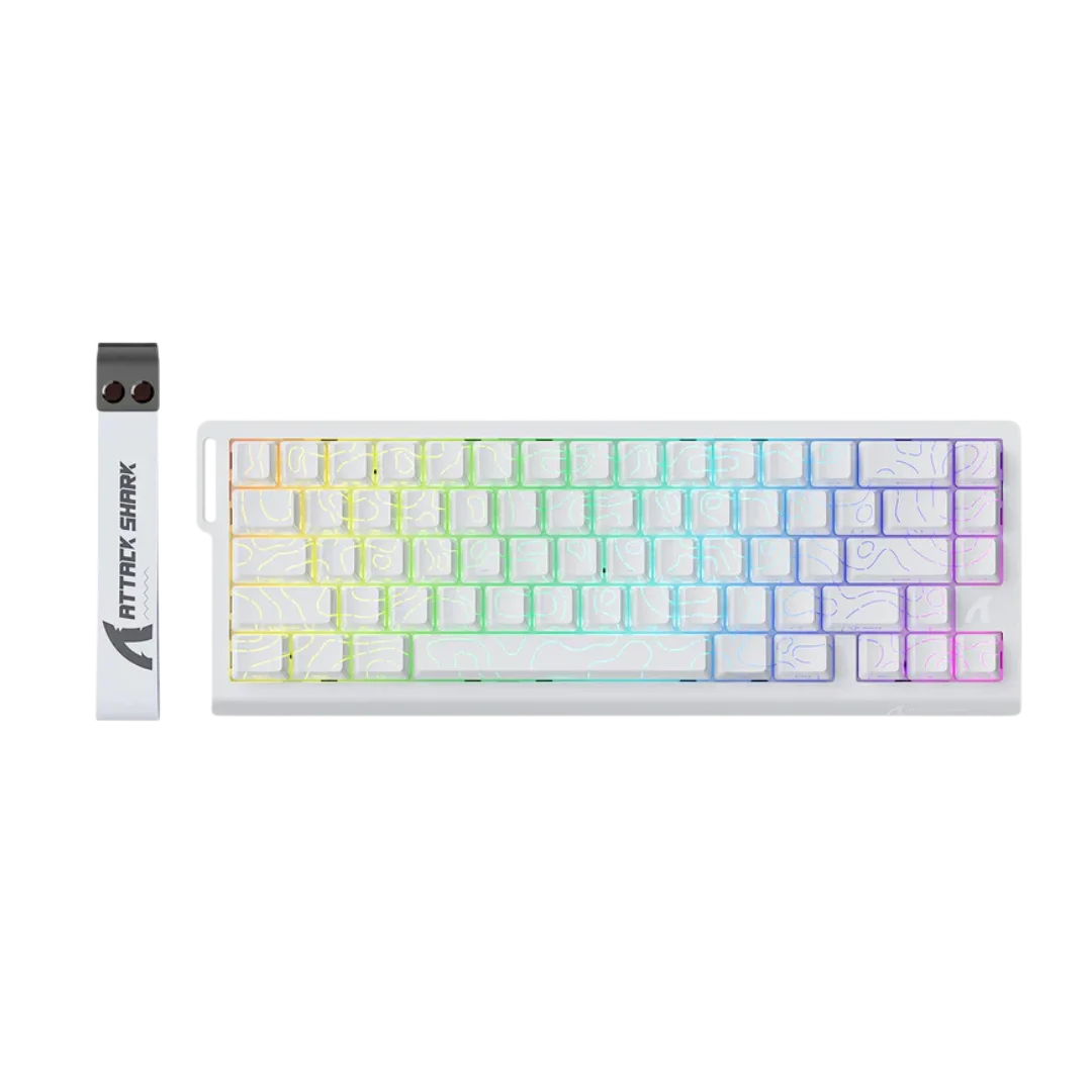 Attack shark x68 he rapid trigger mechanical gaming keyboard 60% wired tkl
