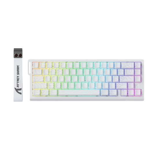 Attack shark x68 he rapid trigger mechanical gaming keyboard 60% wired tkl
