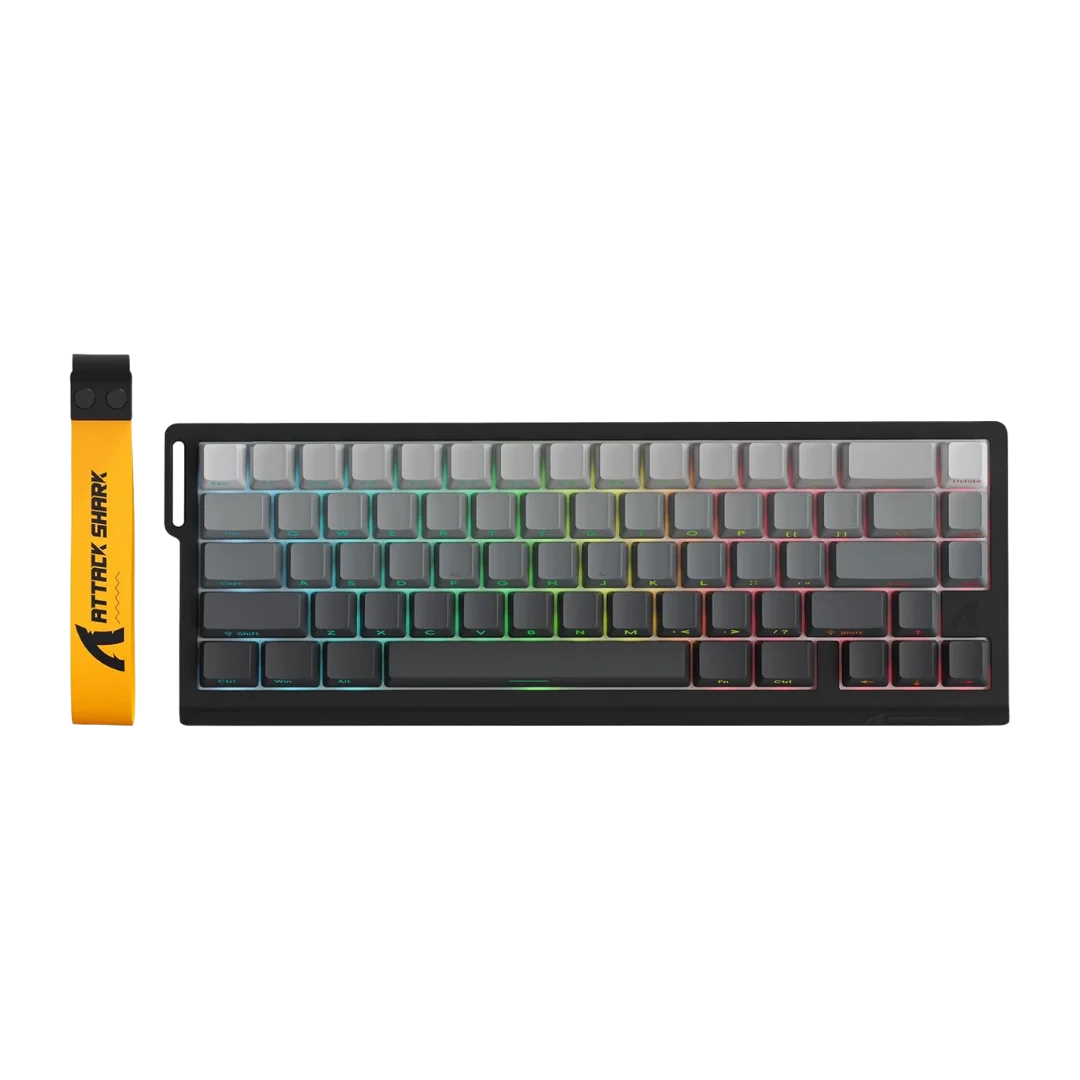Attack shark x68 pro he wireless rapid trigger gaming keyboard with adjustable