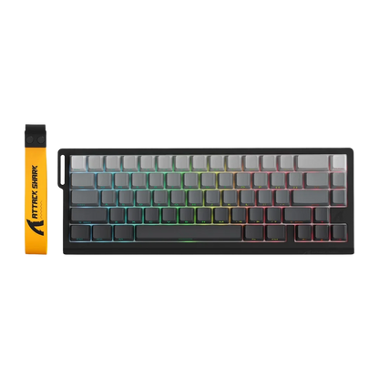 Attack shark x68 pro he wireless rapid trigger gaming keyboard with adjustable