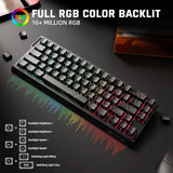 Attack shark x68 pro he wireless rapid trigger gaming keyboard with adjustable