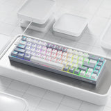 Castor k631 grey 65% wired rgb gaming keyboard