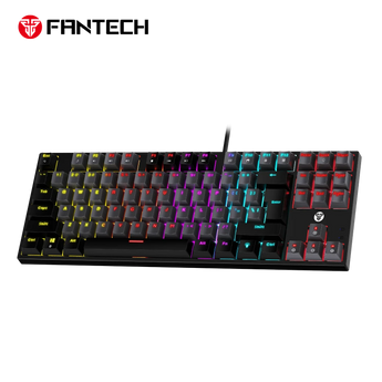 Fantech atom tkl mk876v2 double injection keycaps mechanical keyboard keyboards