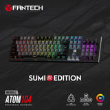 Fantech atom tkl mk886v2 104keycaps keycaps mechanical keyboard keyboards