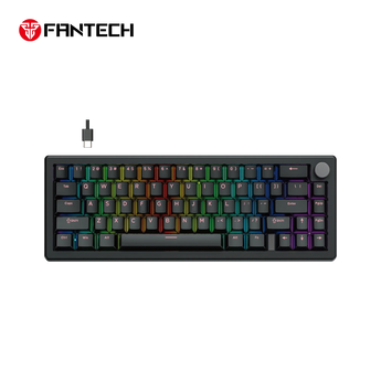 Fantech atom x66 mk614 mechanical keyboard - black keyboards