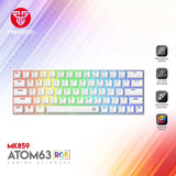 Fantech atom63 mk859 mechanical gaming keyboard arabic/english
