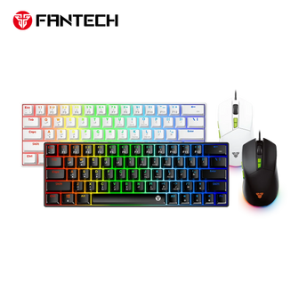 Fantech atom63 mk859c mechanical gaming keyboard & mouse arabic/english