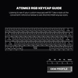 Fantech atom63 mk859c mechanical gaming keyboard & mouse arabic/english