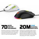 Fantech atom63 mk859c mechanical gaming keyboard & mouse arabic/english