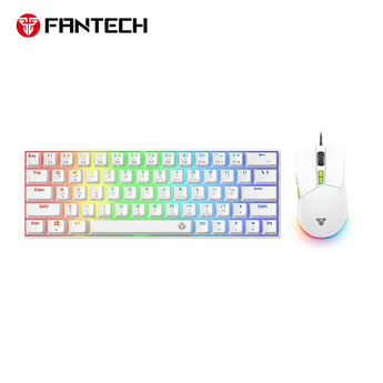 Fantech atom63 mk859c mechanical gaming keyboard & mouse arabic/english