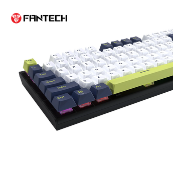 Fantech atom87s mk877s mechanical gaming keyboard mori edition white keyboards