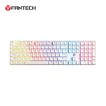 Fantech atomair108 mk314 mechanical keyboard low-profile white keyboards