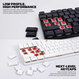 Fantech atomair108 mk314 mechanical keyboard low-profile white keyboards