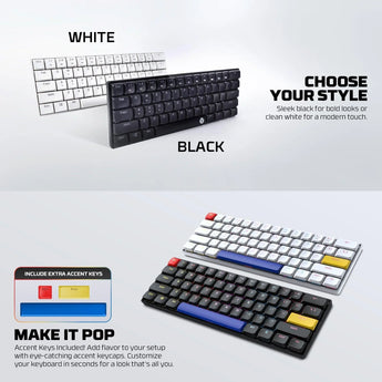 Fantech atomair61 mk311 mechanical keyboard low-profile
