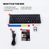Fantech atomair61 mk311 mechanical keyboard low-profile