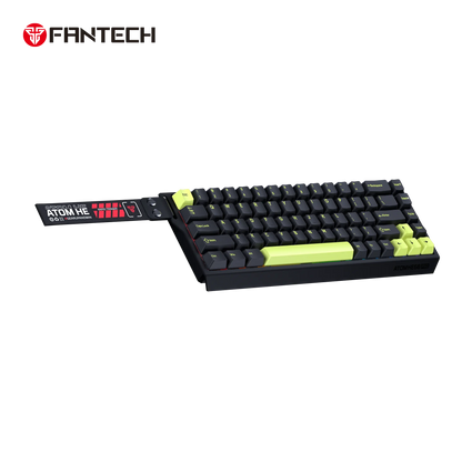 Fantech keyboard atom he68 mk922 magnetic switch – black keyboards