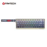 Fantech keyboard atom he68 mk922 magnetic switch – retro beige keyboards