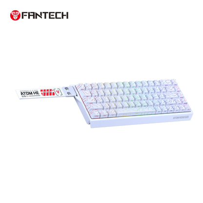 Fantech keyboard atom he68 mk922 magnetic switch – white keyboards