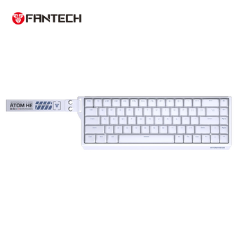 Fantech magnetic switch keyboard atom he68 series mk811,white keyboards