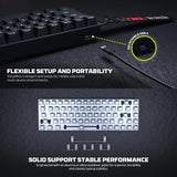 Fantech magnetic switch keyboard atom he68 series mk811,white keyboards