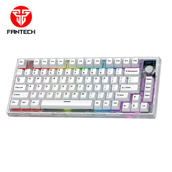 Fantech maxfit81 mk910 pbt frost wireless modular mechanical gaming keyboard