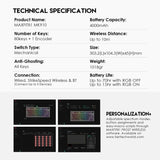 Fantech maxfit81 mk910 pbt frost wireless modular mechanical gaming keyboard