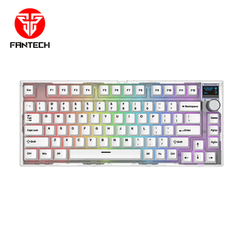 Fantech maxfit81 mk910 pbt frost wireless modular mechanical gaming keyboard