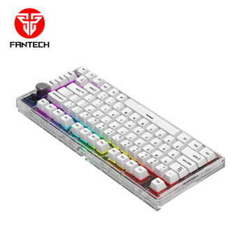Fantech maxfit81 mk910 pbt frost wireless modular mechanical gaming keyboard
