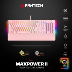 Fantech mk894 maxpower ii mechanical gaming keyboard,pink keyboards