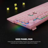 Fantech mk894 maxpower ii mechanical gaming keyboard,pink keyboards