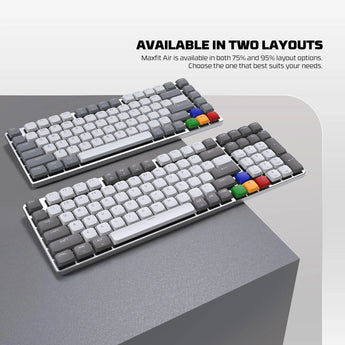 Fantech mk915 75% low profile wireless mechanical keyboard (super maxfit air83)
