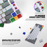 Fantech mk915 75% low profile wireless mechanical keyboard (super maxfit air83)