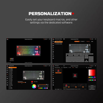Fantech mk917 atom pro79 wireless mechanical gaming keyboard black keyboards