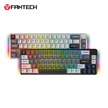 Fantech mk919 atom pro66 mechanical keyboard grey keyboards