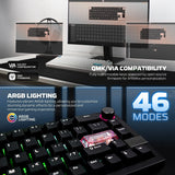 Fantech mk920 maxfit6 wireless mechanical gaming keyboard black keyboards