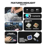 Fantech mk921 maxfit8 qmk mechanical keyboard keyboards