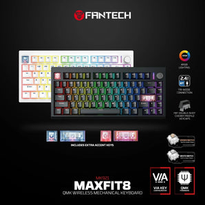 Fantech mk921 maxfit8 qmk mechanical keyboard mk921 keyboards