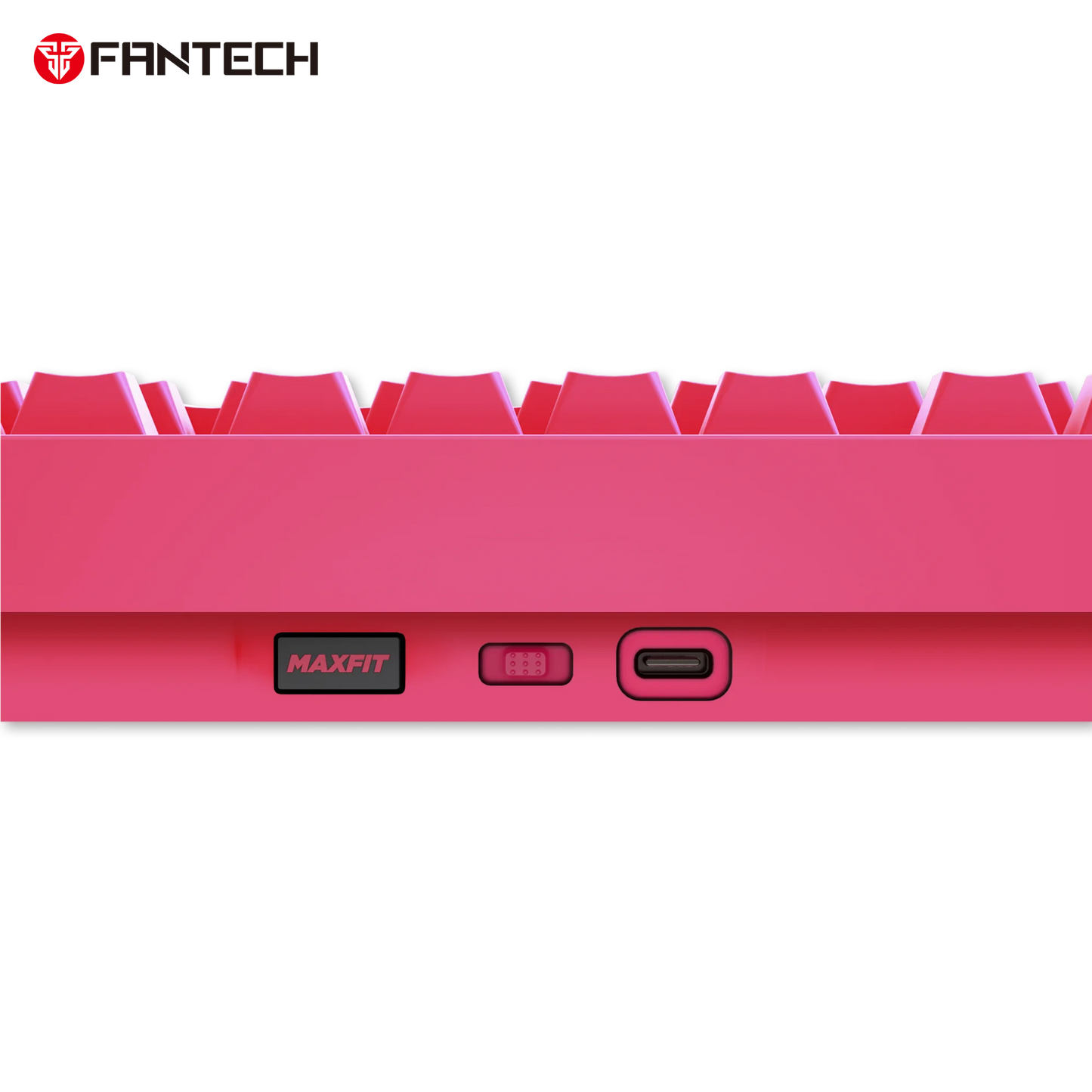 Fantech mk921 maxfit8 qmk mechanical keyboard pink keyboards
