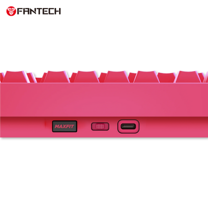 Fantech mk921 maxfit8 qmk mechanical keyboard pink keyboards