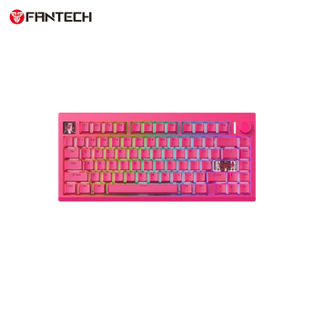Fantech mk921 maxfit8 qmk mechanical keyboard pink keyboards